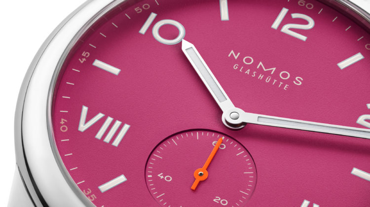NOMOS CLUB CAMPUS DEEP PINK UND BLUE PURPLE